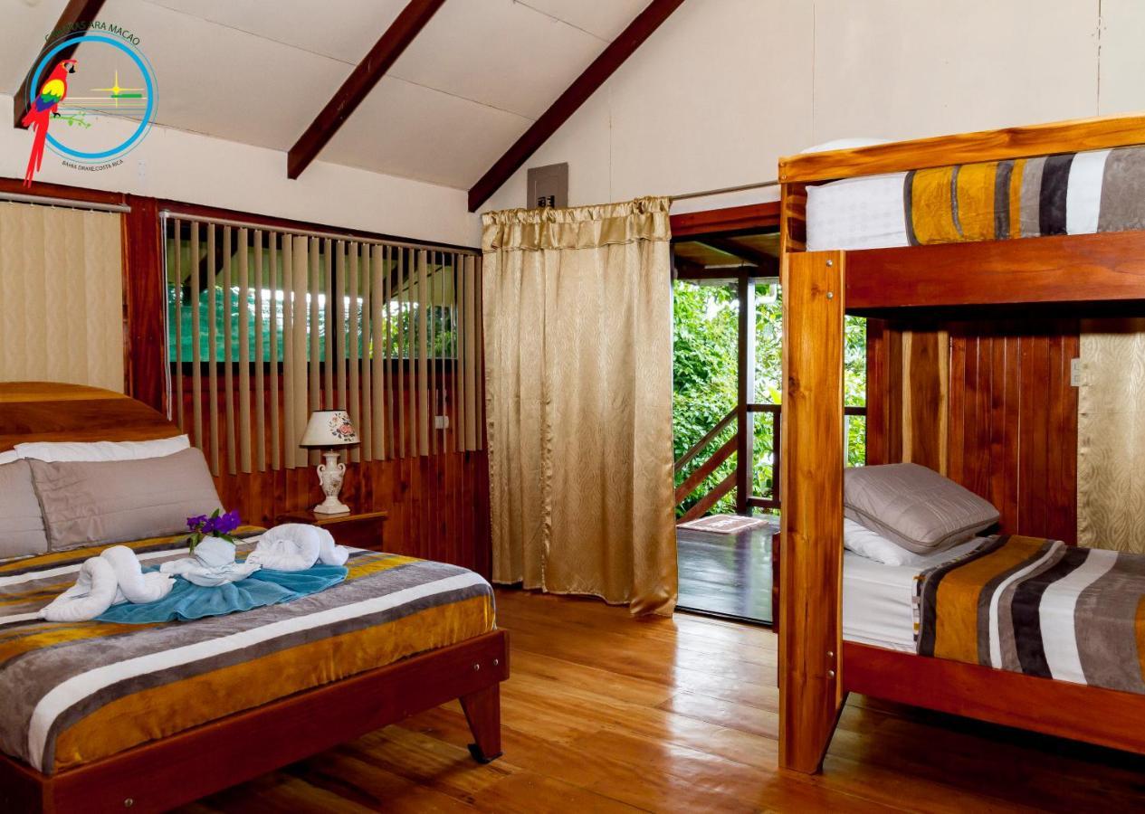 Cabana Ara Macao Lodge Drakes Bay Esterno foto